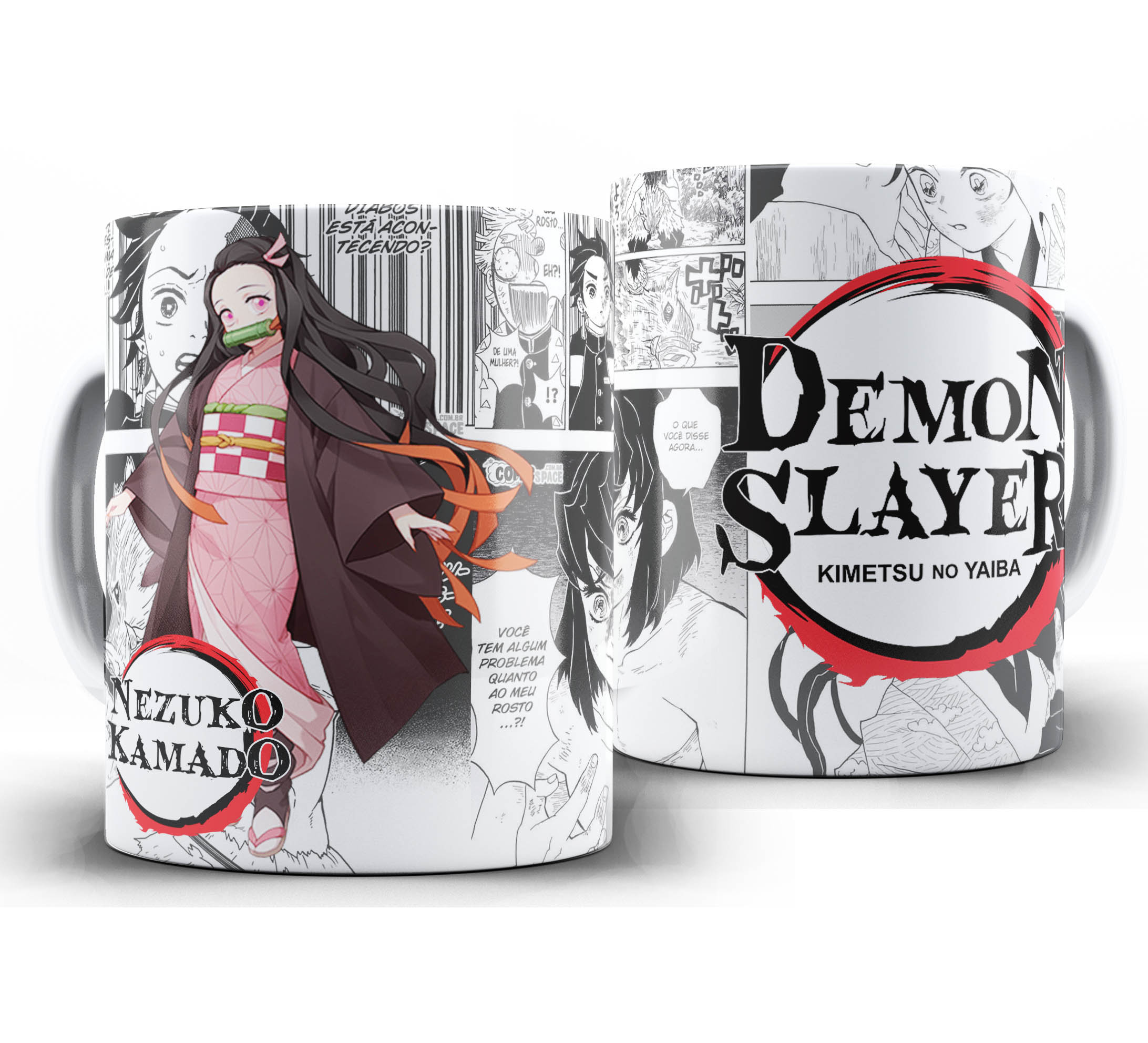 Caneca Anime Manga - Demon Slayer Kimetsu no Yaiba - Nezuko Kamado